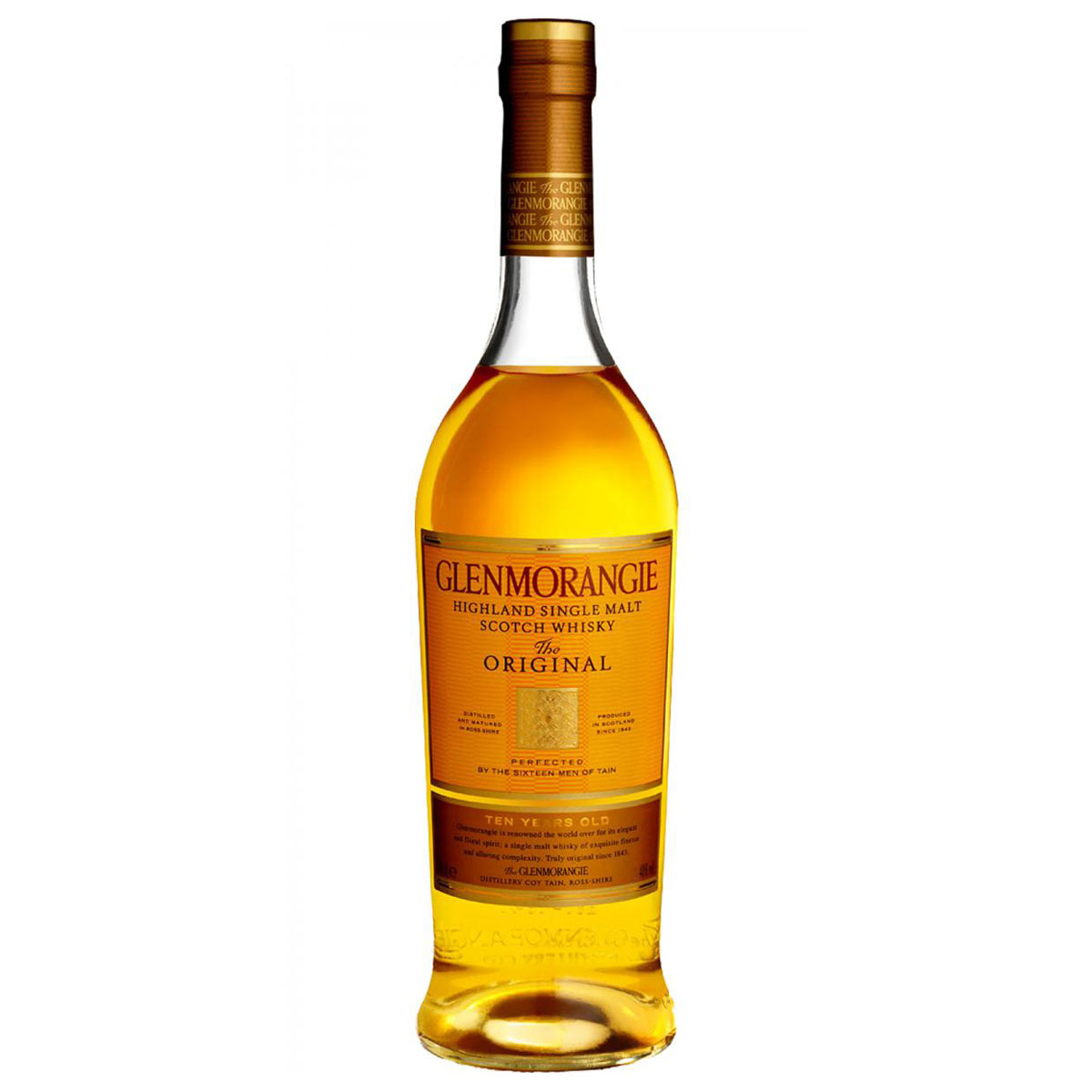 a bottle of glenmorangie malt 10 yo original whisky