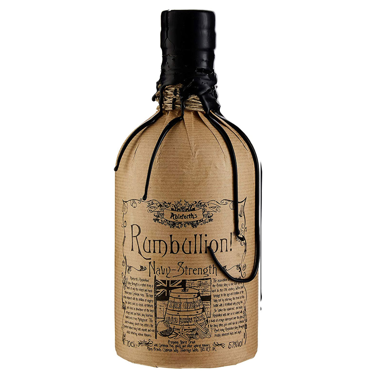 a bottle of rumbullion ableforth navy strength